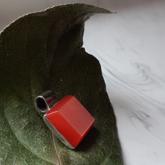 ☃️SILVER PEARLESCENT Pendant - Picture 2 of 4